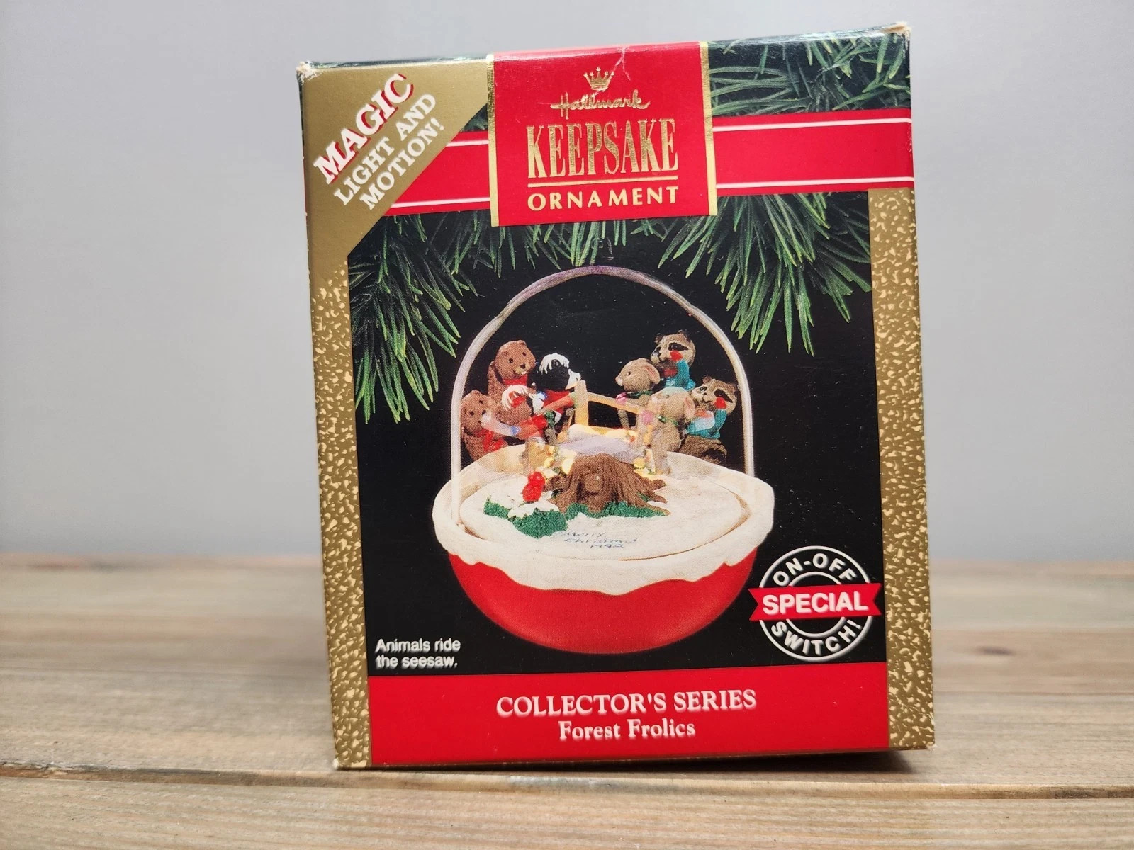 Hallmark Keepsake Ornament Collectors Series 1992 Forest Frolics --815-19