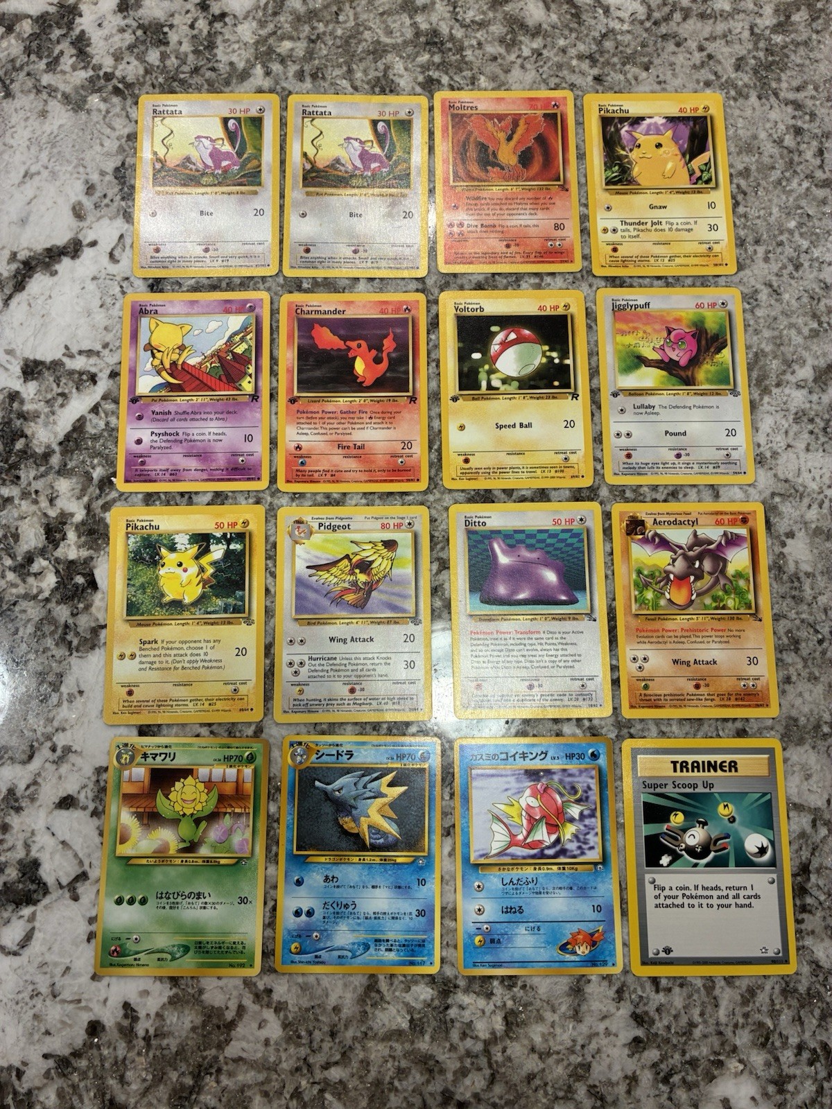 Pokemon Cards Vintage Lot 16-Cards