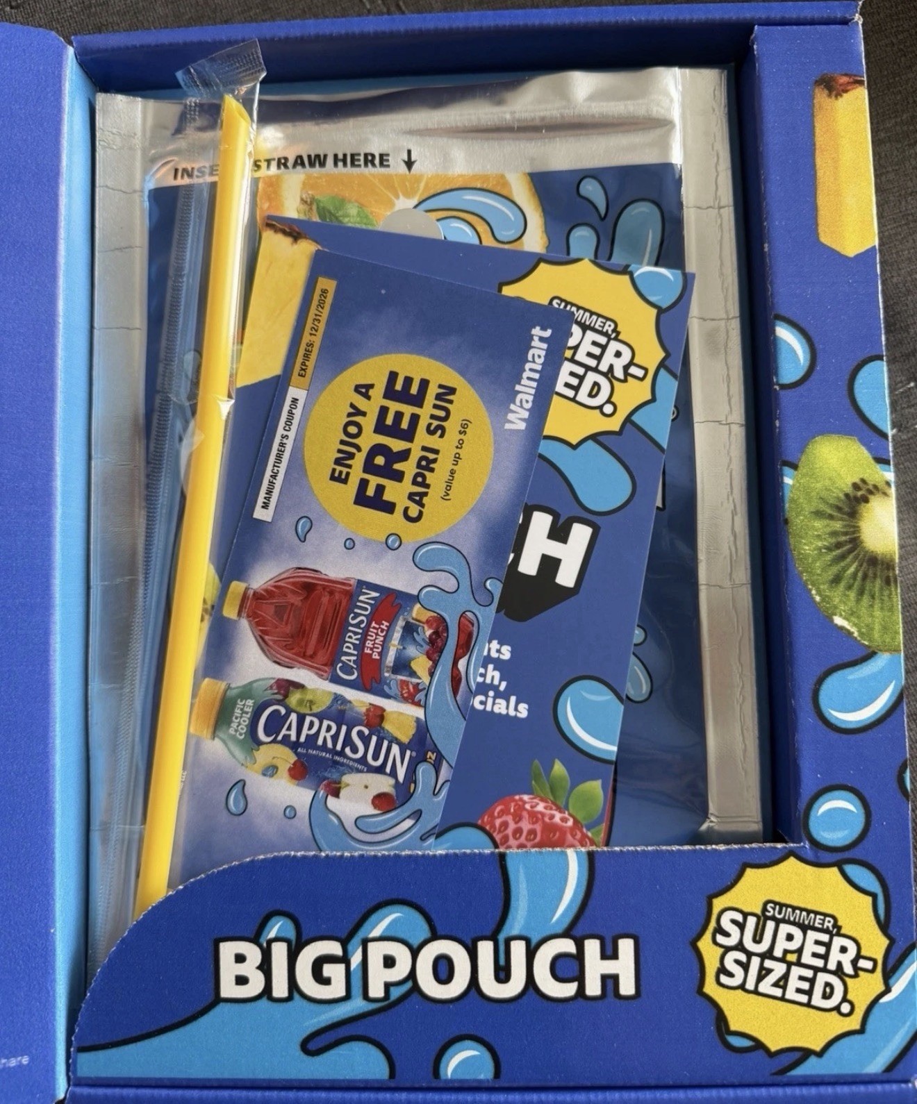 NEW LIMITED 2026 SOLD OUT Capri Sun Big Pouch ~  ✅🚚 - Ships Fast