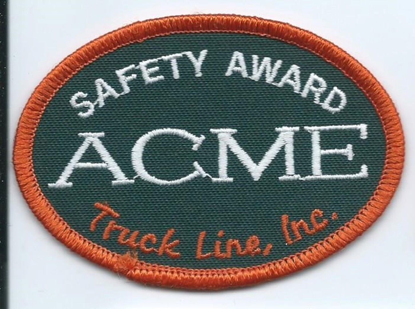 Acme truck Line safety award driver patch 2-1/4 X 3-1/4 #697 
