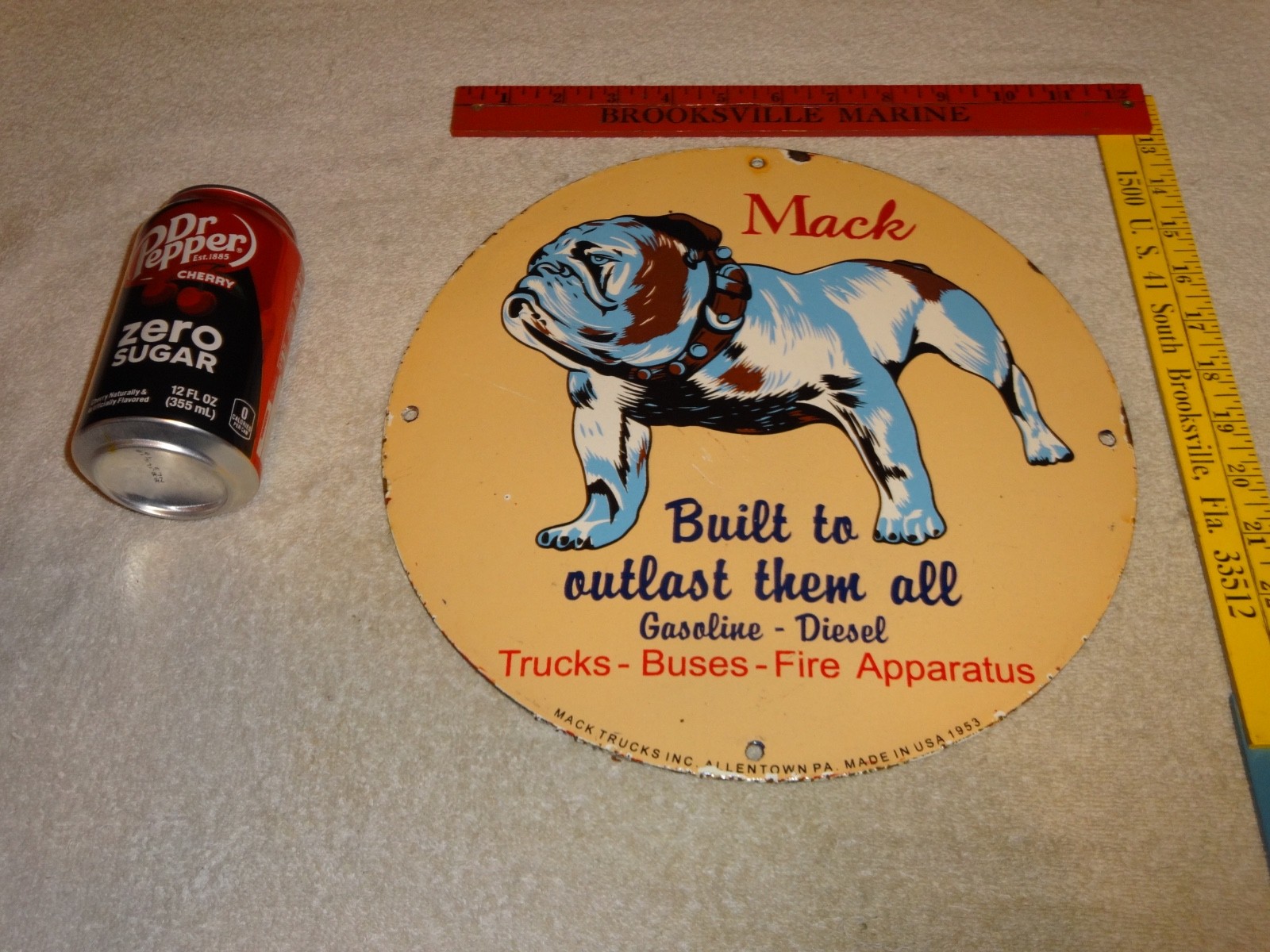 VINTAGE  MACK🐶TRUCKS BUSES GASOLINE DIESEL 11 3/4
