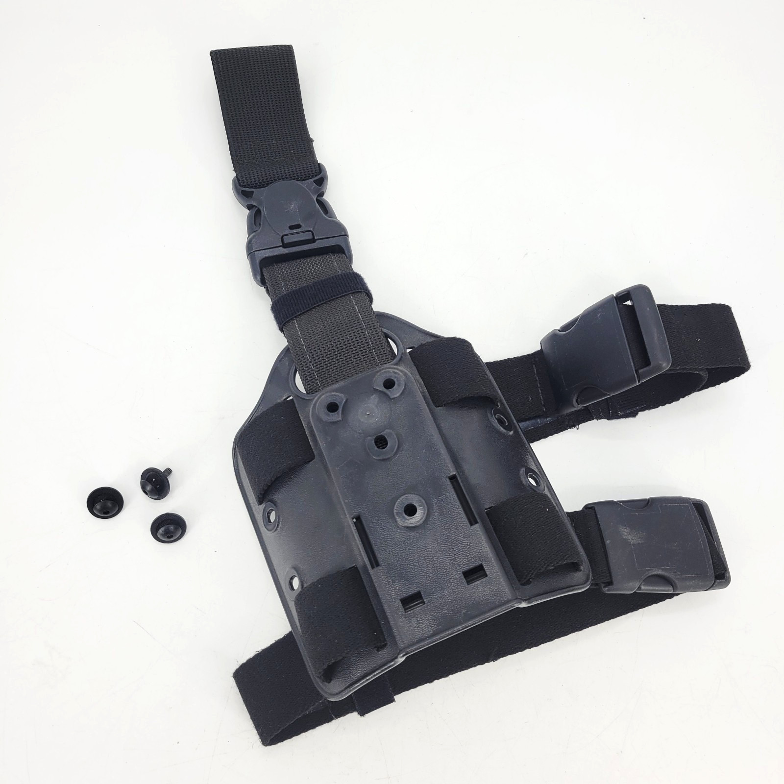 Safariland 6005 Double Strap Leg Shroud Quick Release Buckle Black STX Tactical