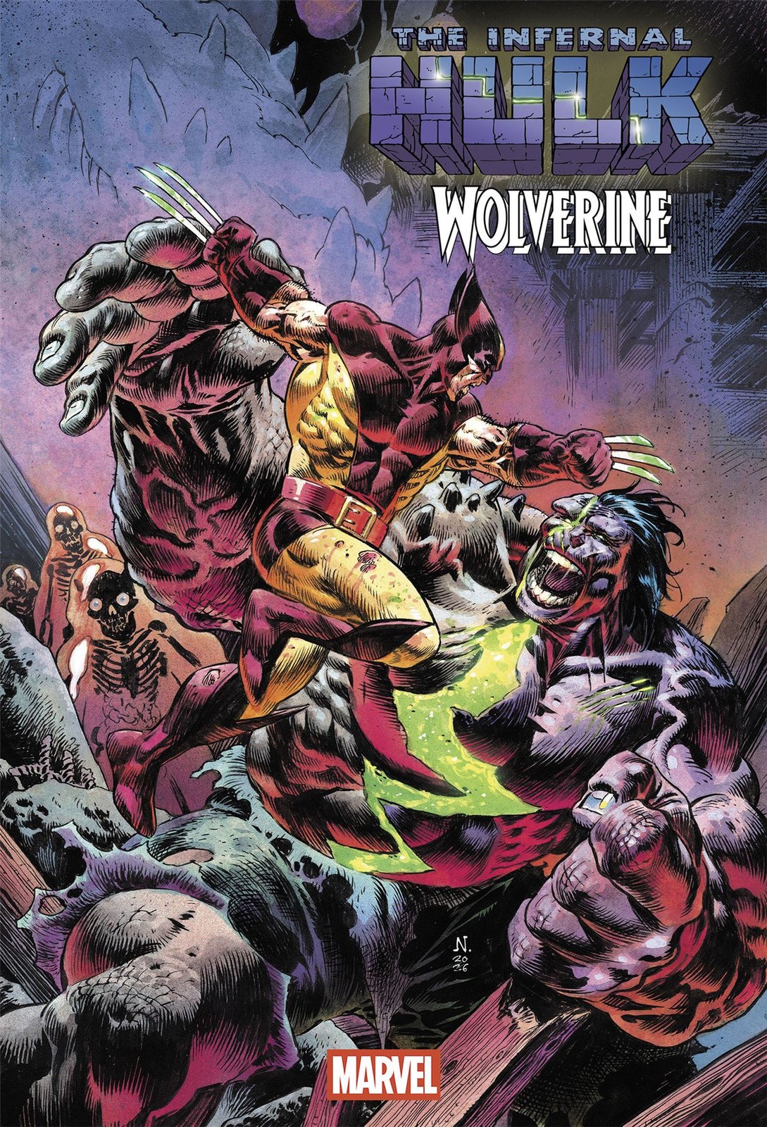 INFERNAL HULK VS. WOLVERINE #1 Marvel Comic Book 2026