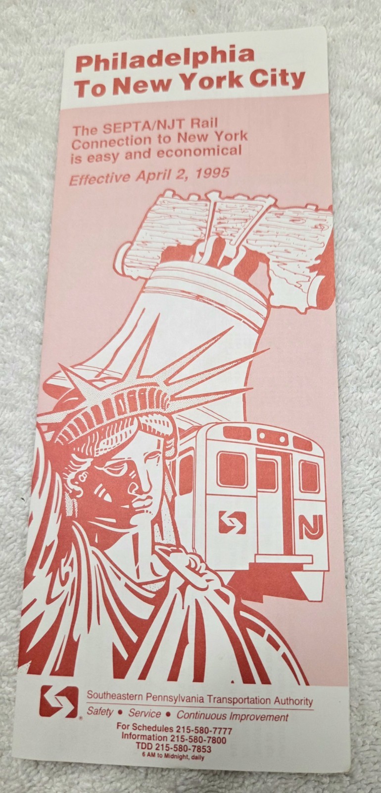 1995 Philadelphia / New York Septa/NJT Connections