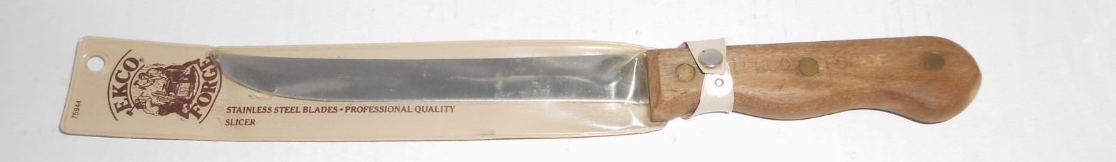 Vintage Ekco Forge USA Stainless Steel Professional Slicer Knife 13