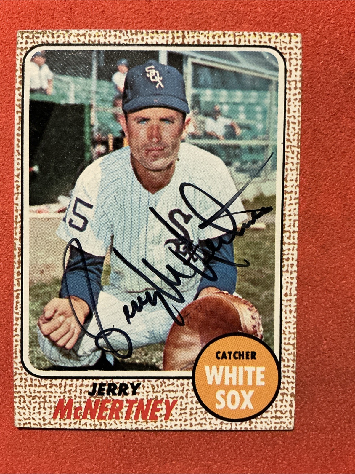 Jerry McNertney 🔥🔥MLB: 1968 Topps 🔥🔥Autograph🔥🔥