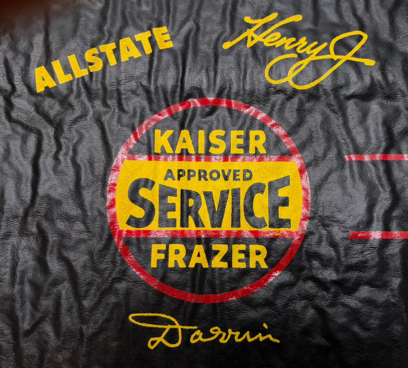 Vintage Kaiser Frazer Henry J Fender Cover Pride of Willow Run Auto Mechanic