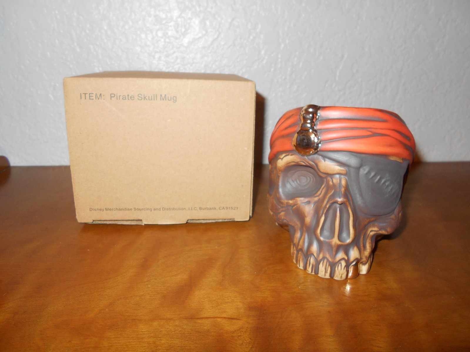 Disney Parks 2025 Beak And Barrel Pirate Skull First Edition Mug