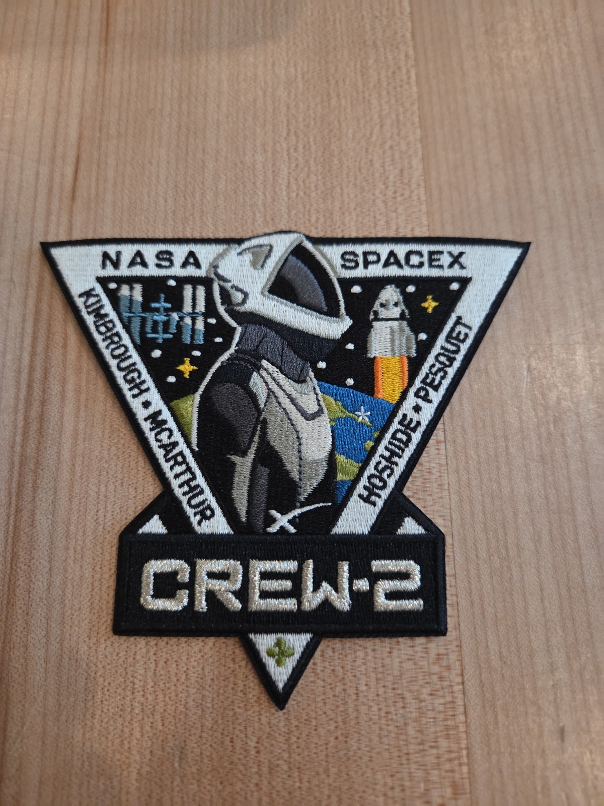 CREW-2 AUTHENTIC SPACEX EMPLOYEE X MARKED PATCH