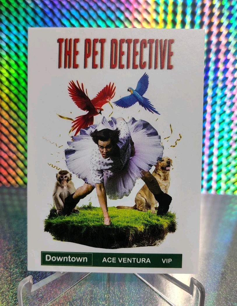 Custom Ace Ventura Pet Detective Downtown Fan Art  Card