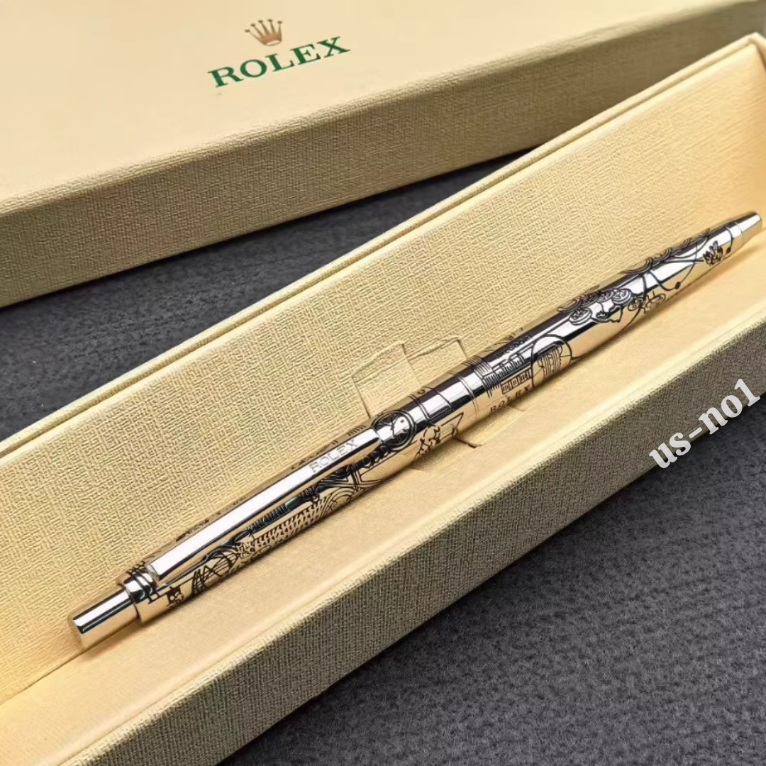 Rolex Silver Finish Ballpoint Pen New Perfect Gift for Bosses Rare VIP Gift Bid