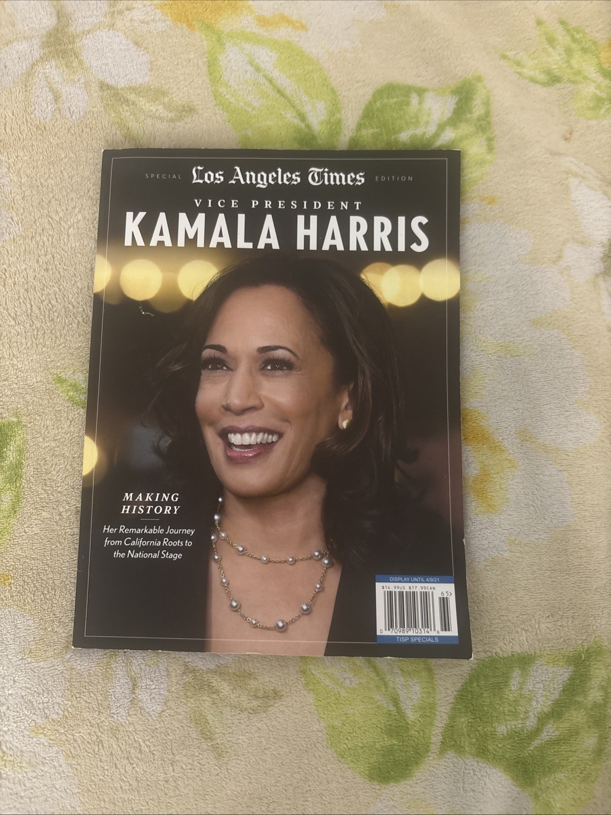 Los Angeles Times Special Edition Vice President Kamala Harris