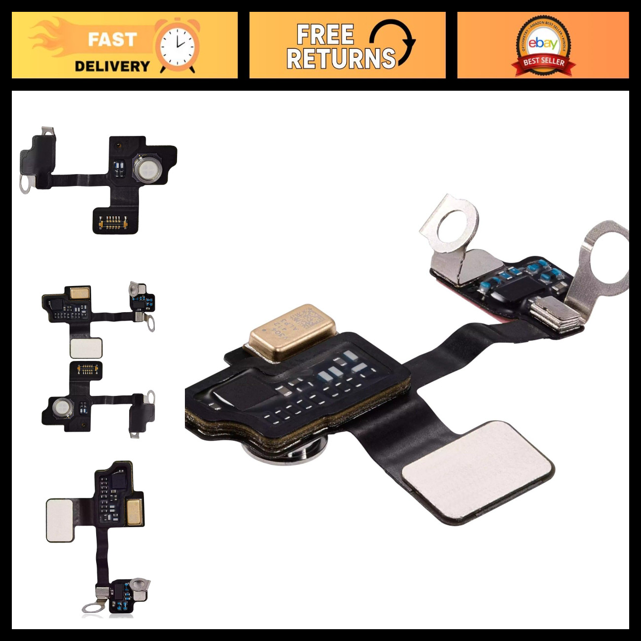 Bottom Microphone with Air Pressure Sensor Compatible with iPhone 16