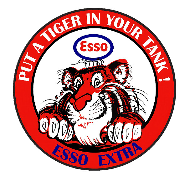 FITS VINTAGE Esso Extra Put A Tiger in Your Tank Gas Oil BUMPER STICKER DECAL