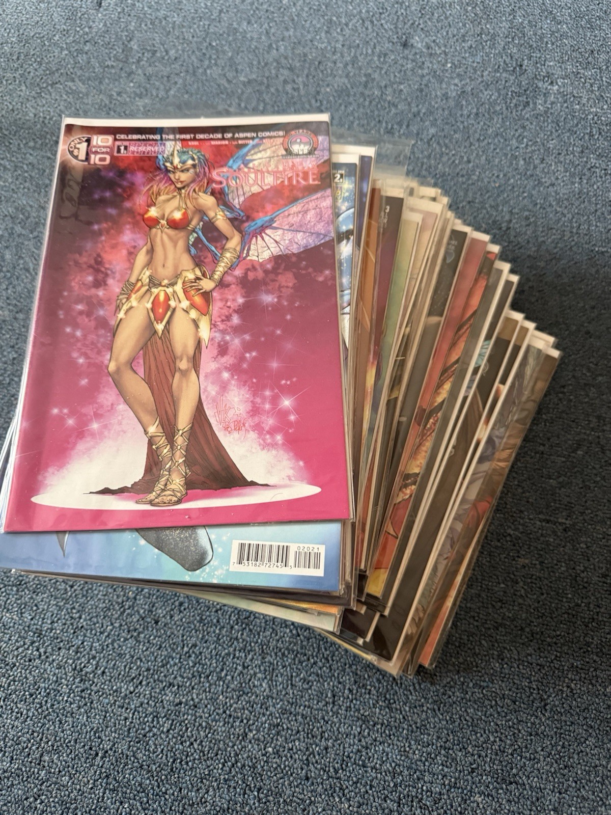 62 Lot Michael Turner’s Aspen Soulfire 0-10; 1-6; 0-9; 0-8; 1-8 + Annual 1-shots