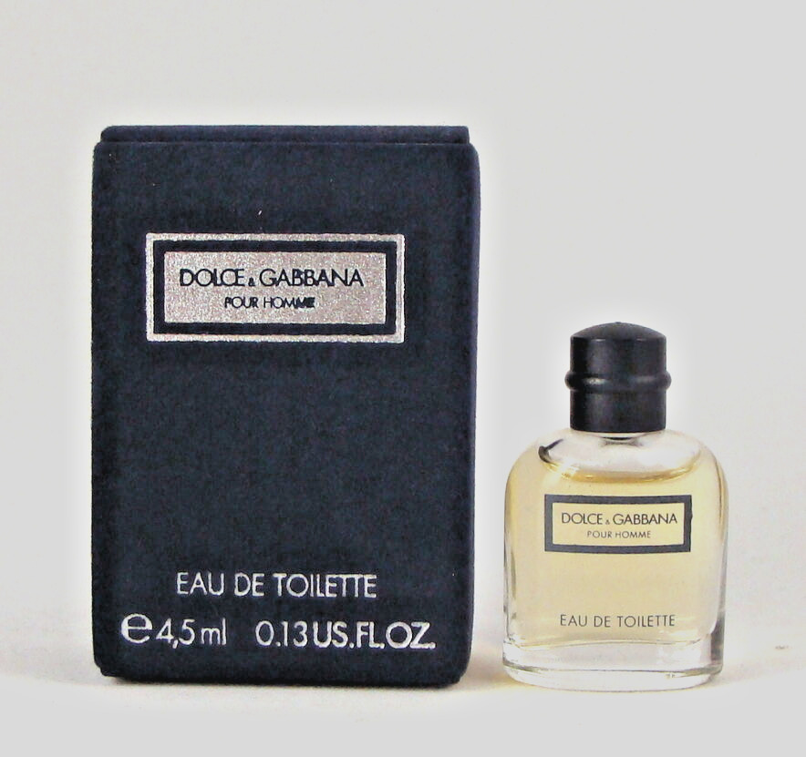 Dolce & Gabbana Men\'s Eau de toilette 4.5 ml. 0.13 fl.oz. Mini perfume 
