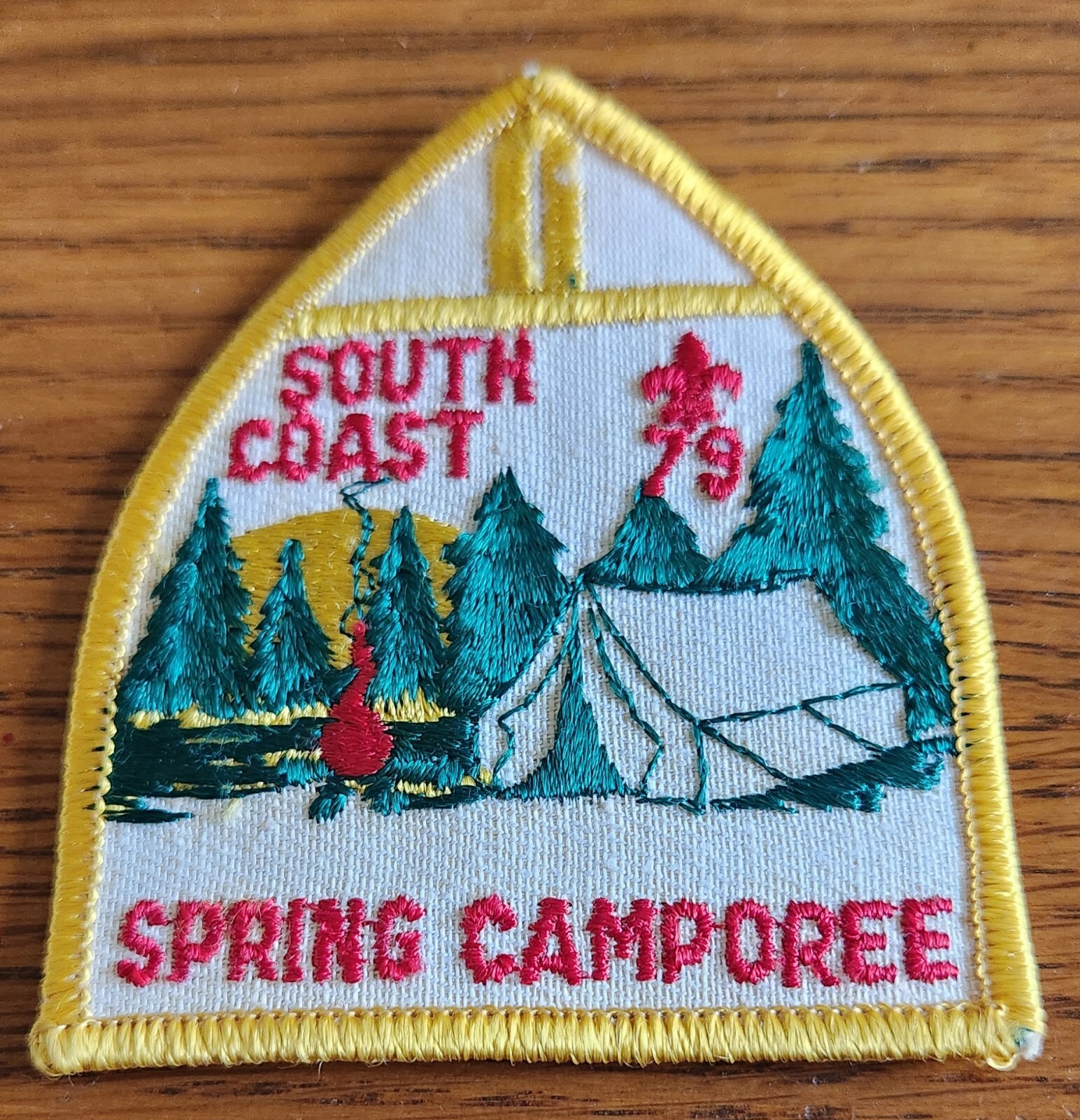 South Coast Spring Camporee 1979 District Council Patch California South Coast Spring Camporee 1979 District Council Patch California