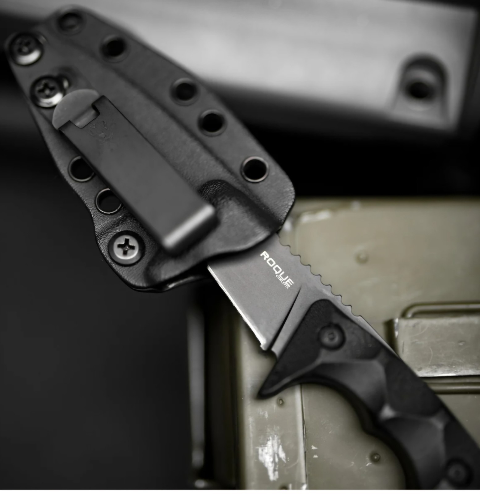 Roque Concepts JS07 Fixed Blade 2.75 Roque Concepts JS07 Fixed Blade 2.75
