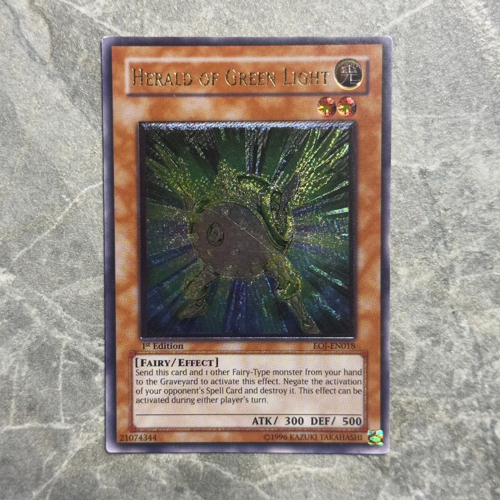 Herald of Green Light EOJ-EN018 1st Edition Ultimate YuGiOh LP