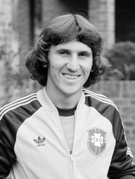 Football Zico Of Brazil In London 1978 Old Photo