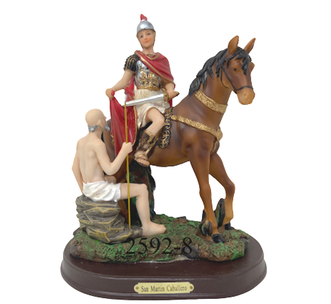 San Martin Caballero 8 Inch Resin Figurine 2592-8 New 