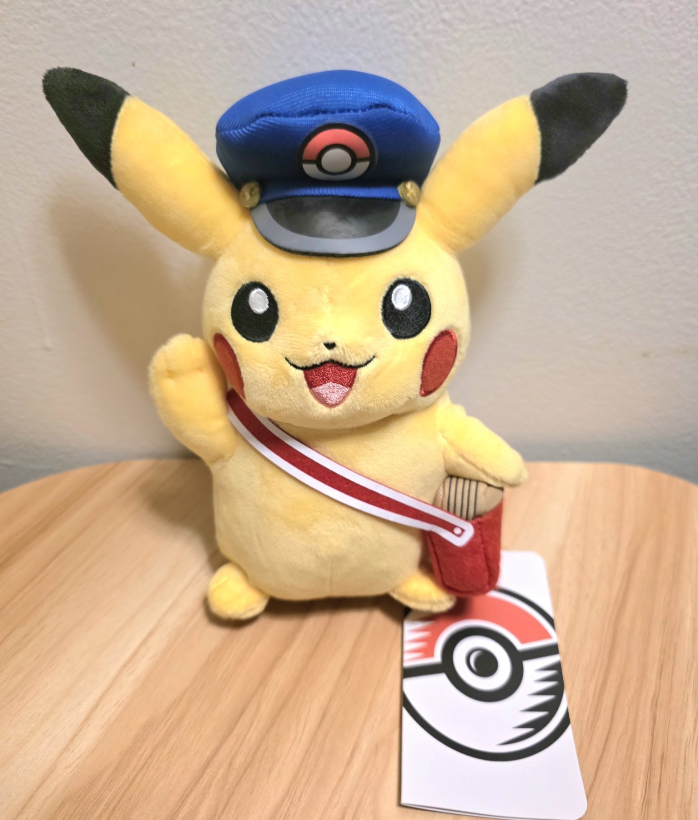 Pokemon Center Special Delivery Pikachu Plush Doll Mail Carrier NWT