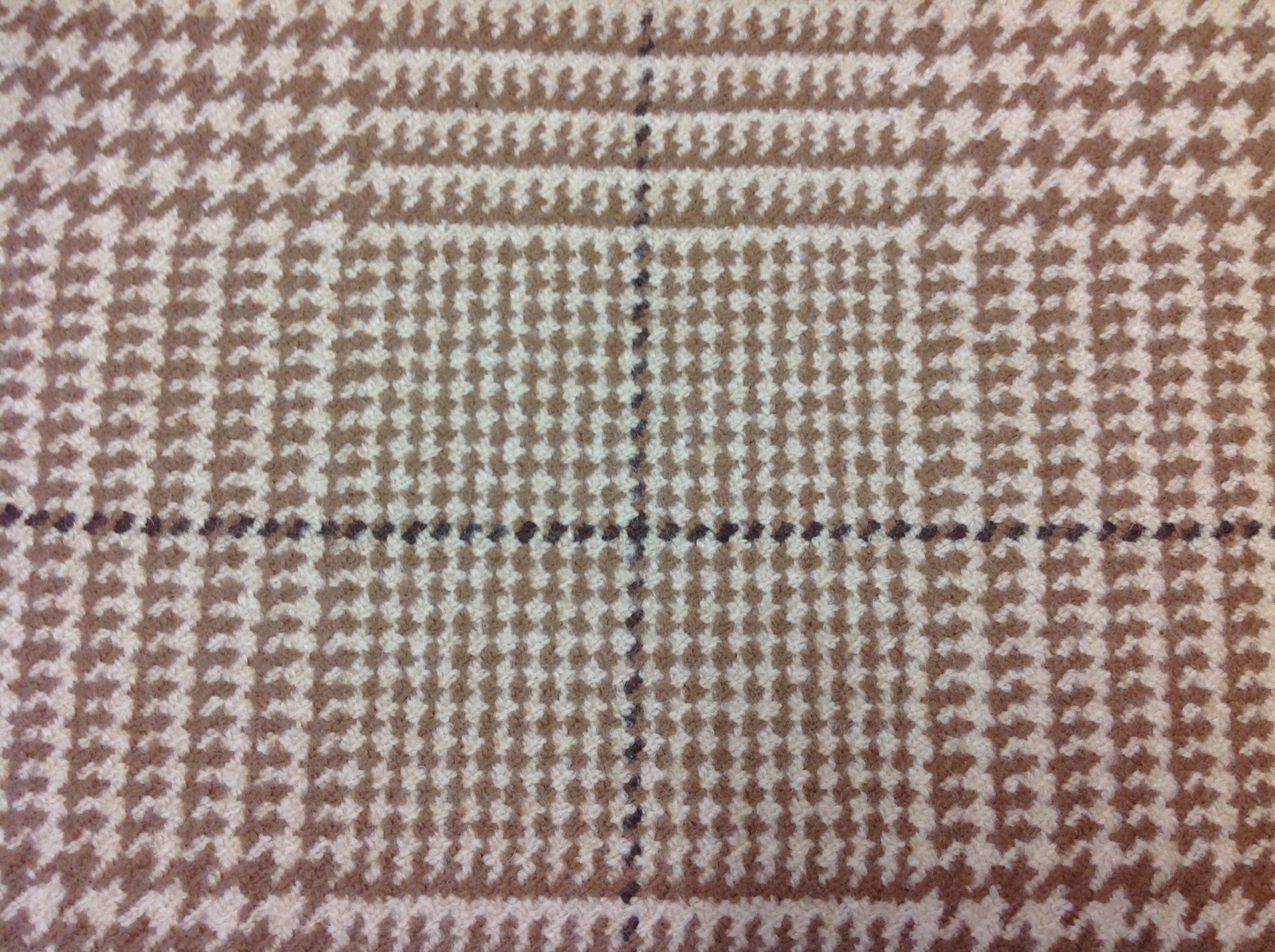 Highland Court Plaid Wool Upholstery Fabric-Cornwall/Cognac 1.0 yd #190088H-599