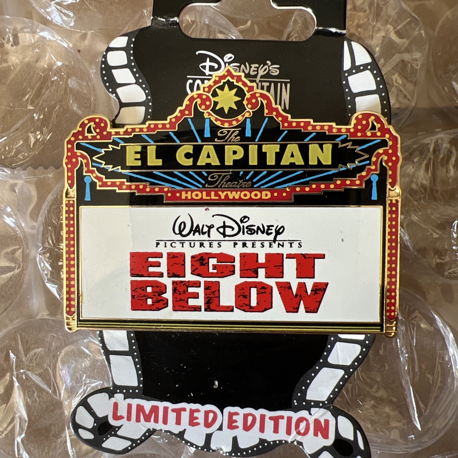 Disney Soda Fountain Pin DSF GSF 2006 El Capitan  Eight Below Marquee pin LE 300