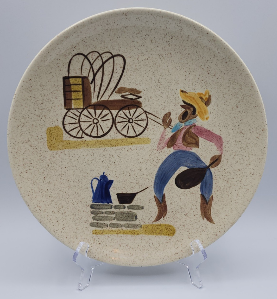 Red Wing Pottery Round Up Dinner Plate