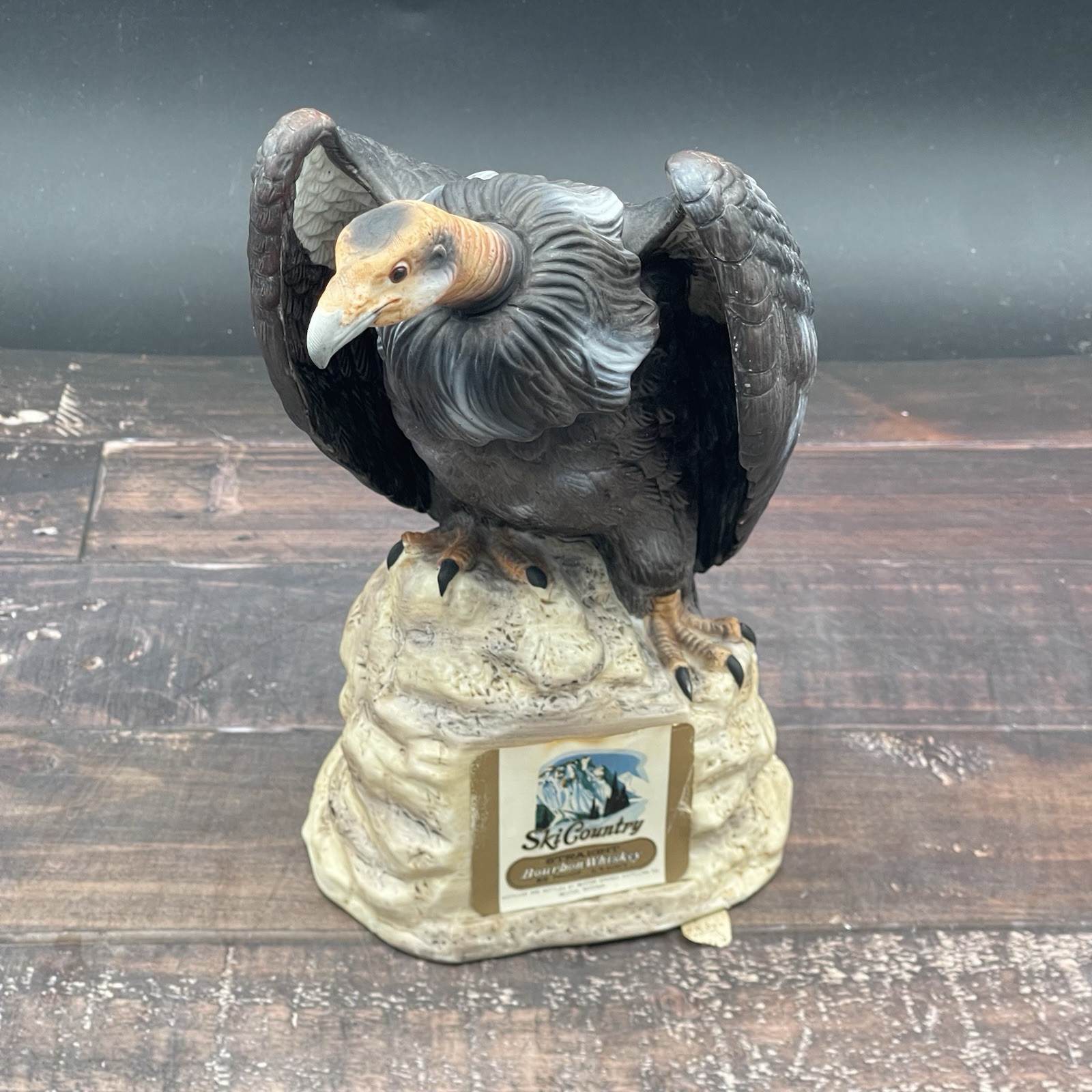 Vintage 1973 Ski Country California Condor Decanter Limited Edition EMPTY