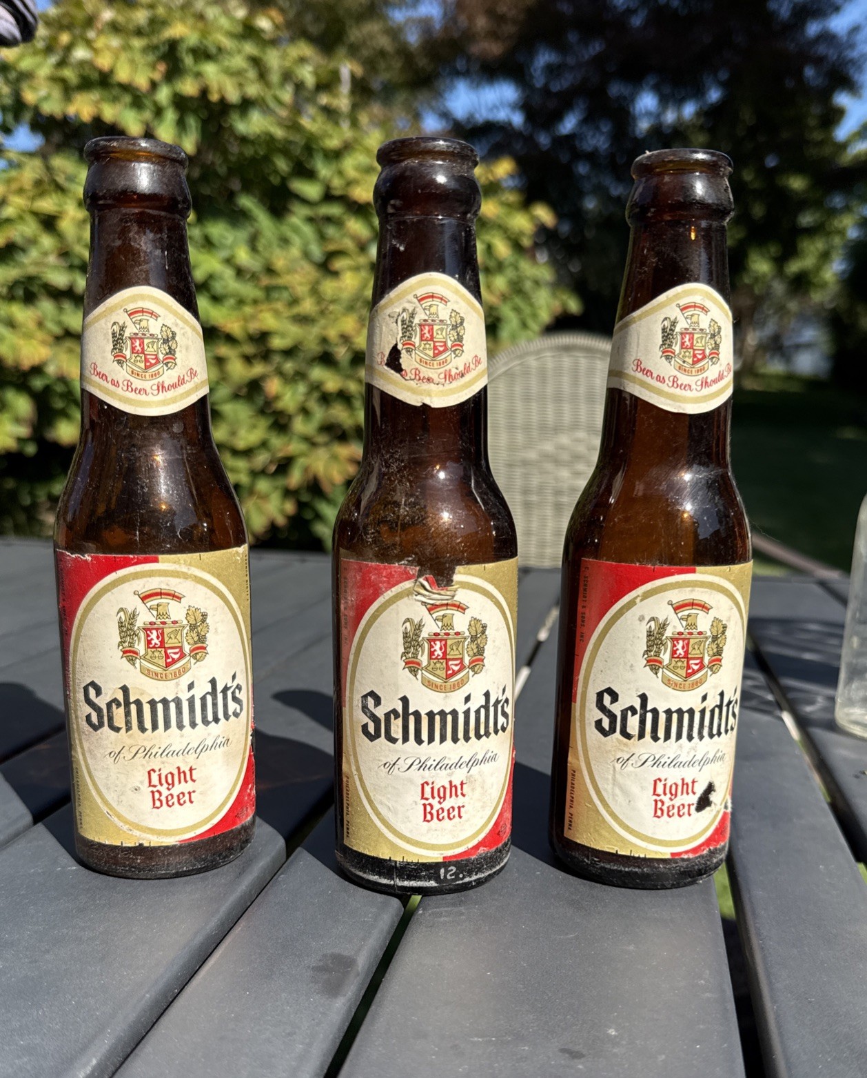 3 Vintage Schmidt\'s of Philadelphia Beer Bottle from Philadelphia PA