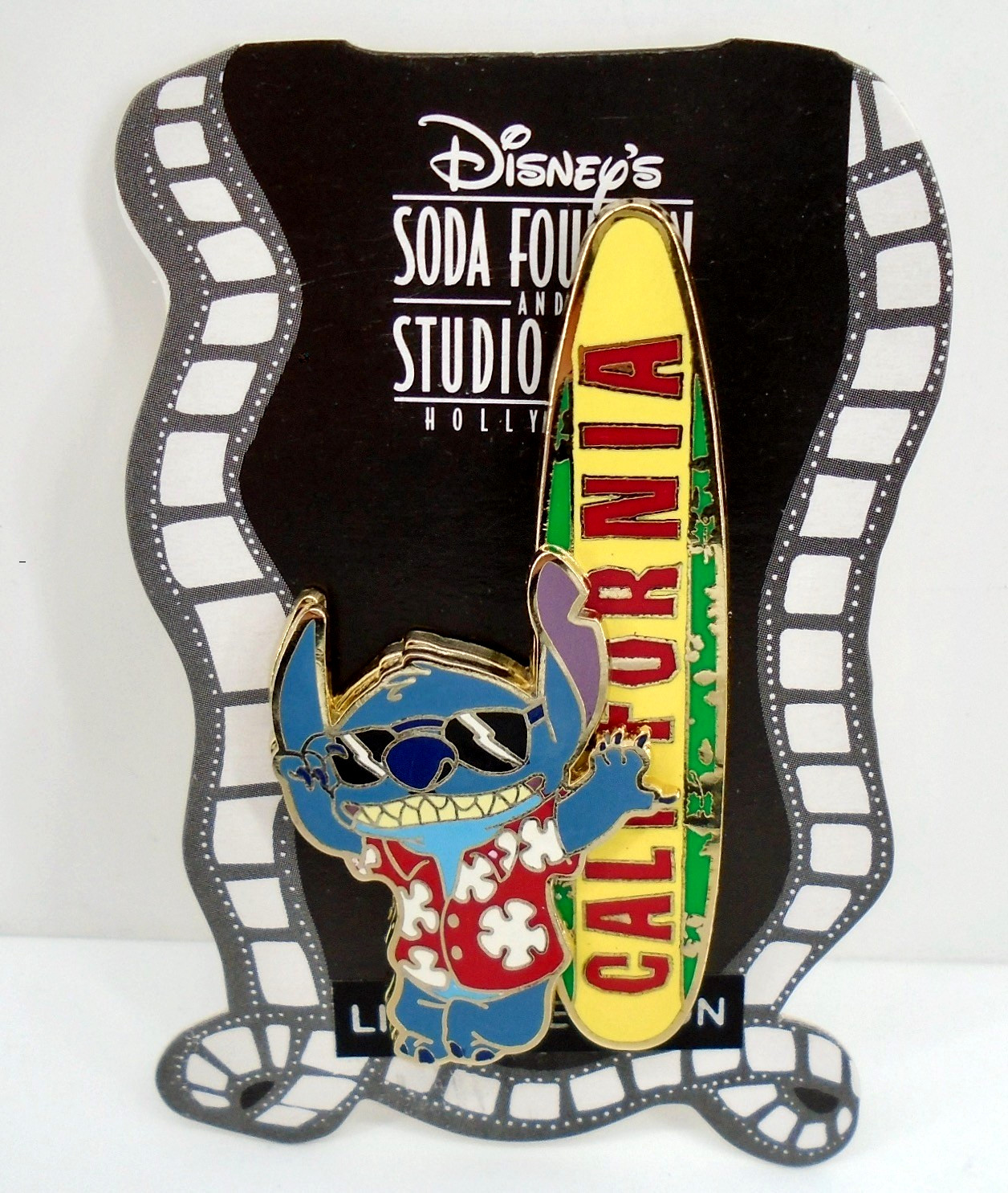 Disney DSF Stitch with Surfboard California Surprise Release Pin