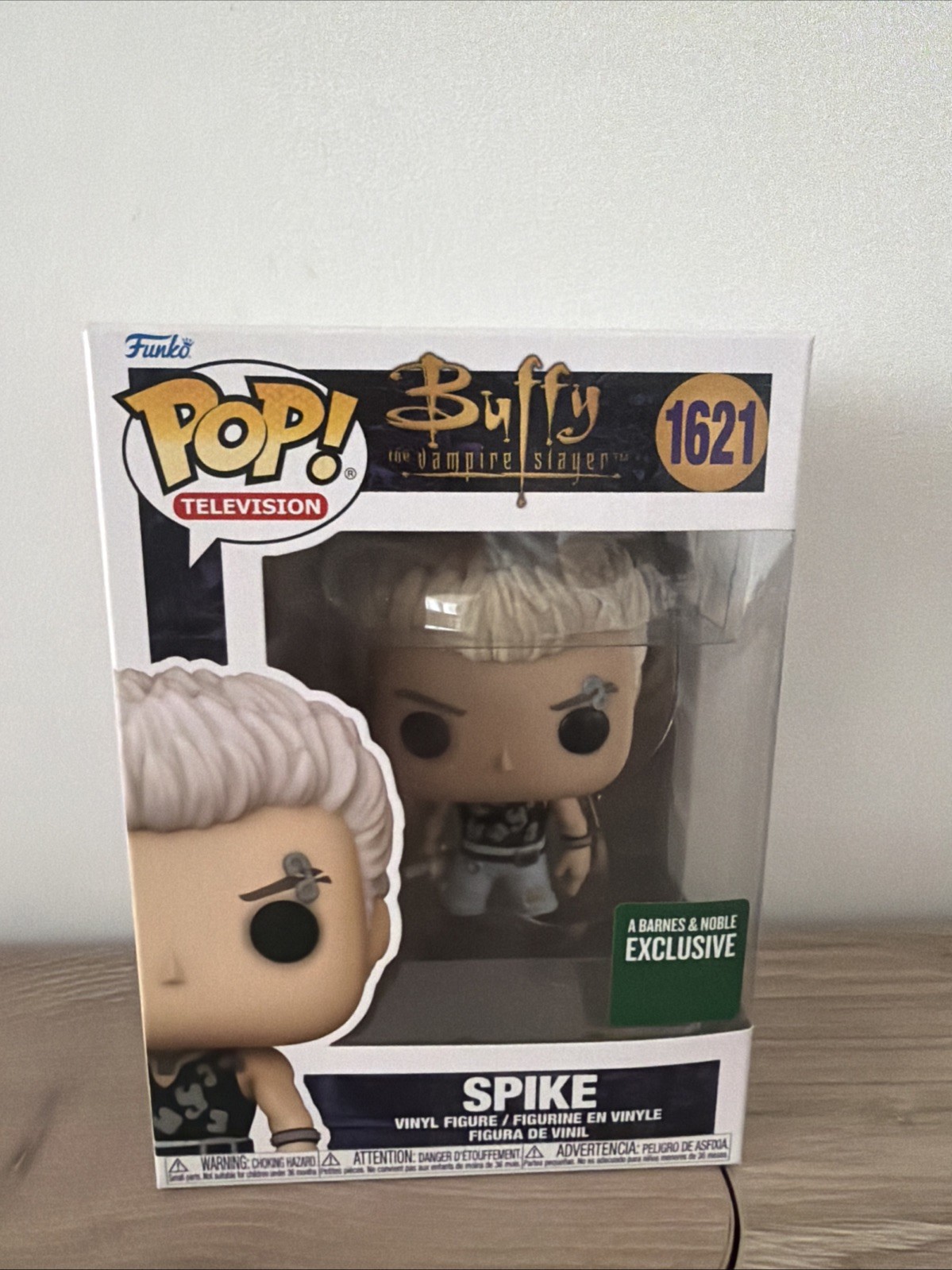 NIB Funko Pop 1621 Punk Subway SPIKE Buffy Vampire Slayer Barnes Noble Exclusive