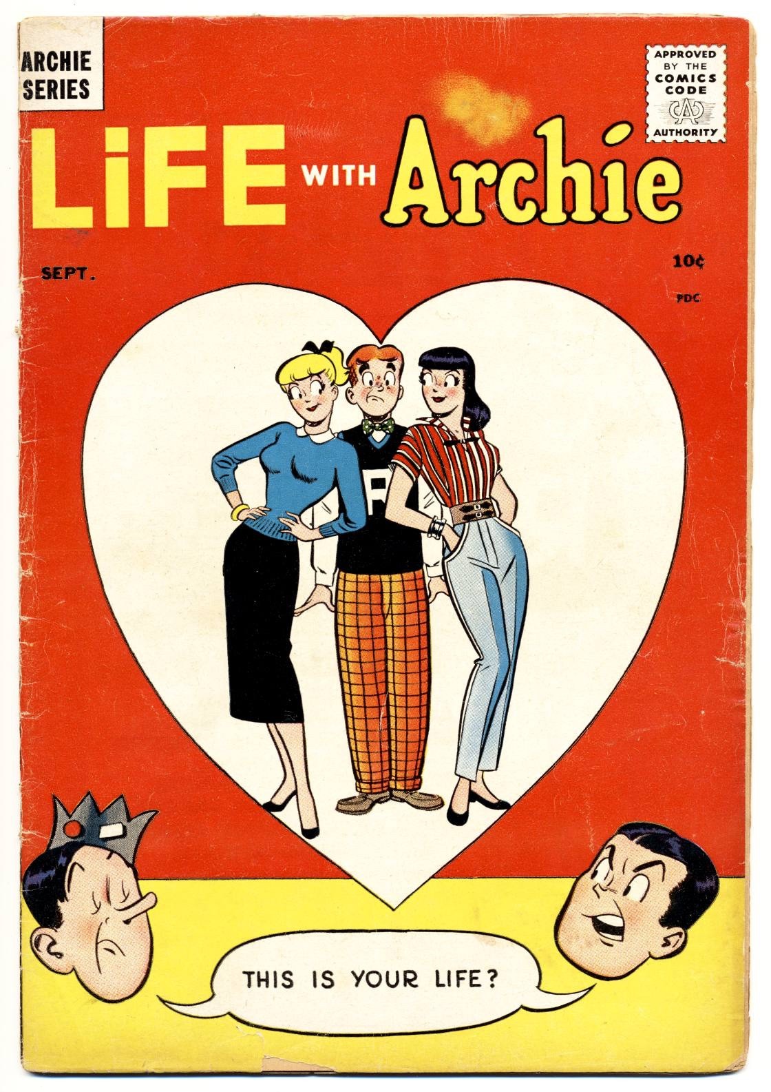 Life With Archie #1 G, Betty and Veronica, Archie Comics 1958