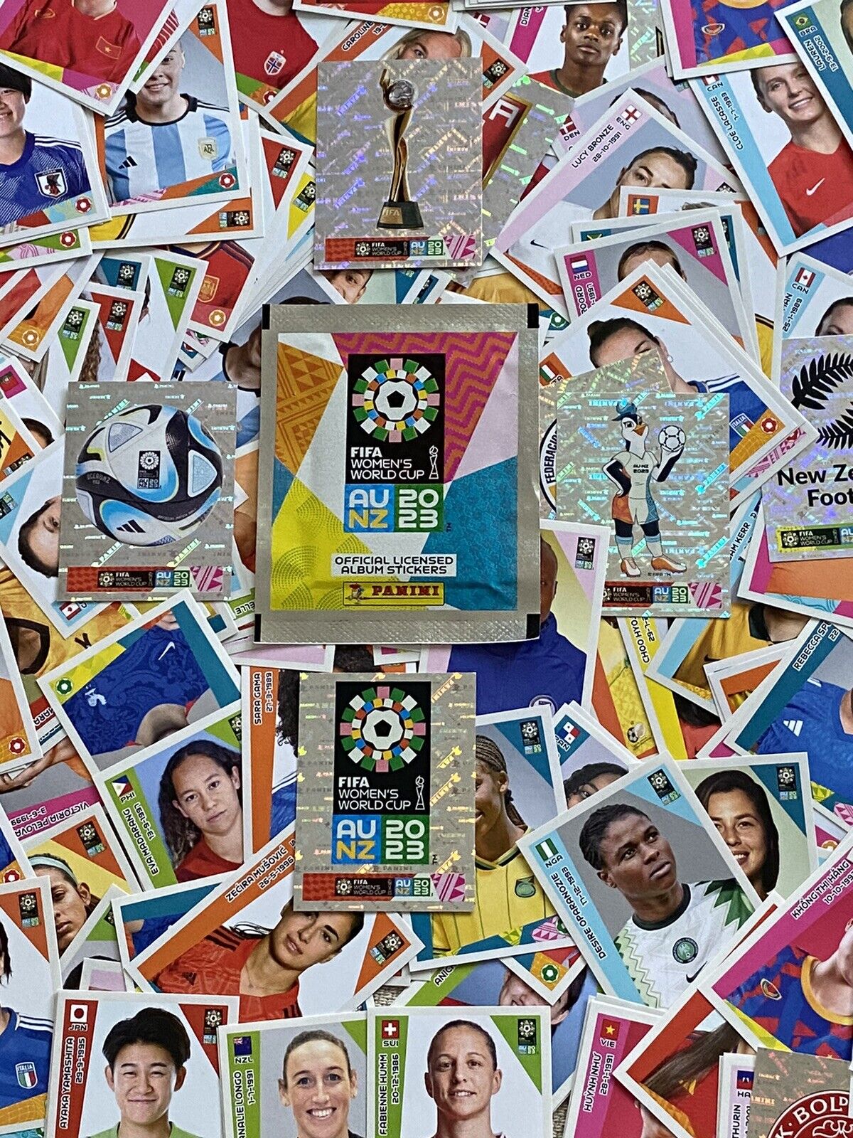 Panini FIFA Women\'s World Cup 2023 AU&NZ Choose Sticker # 1 - 199 Part 1/3