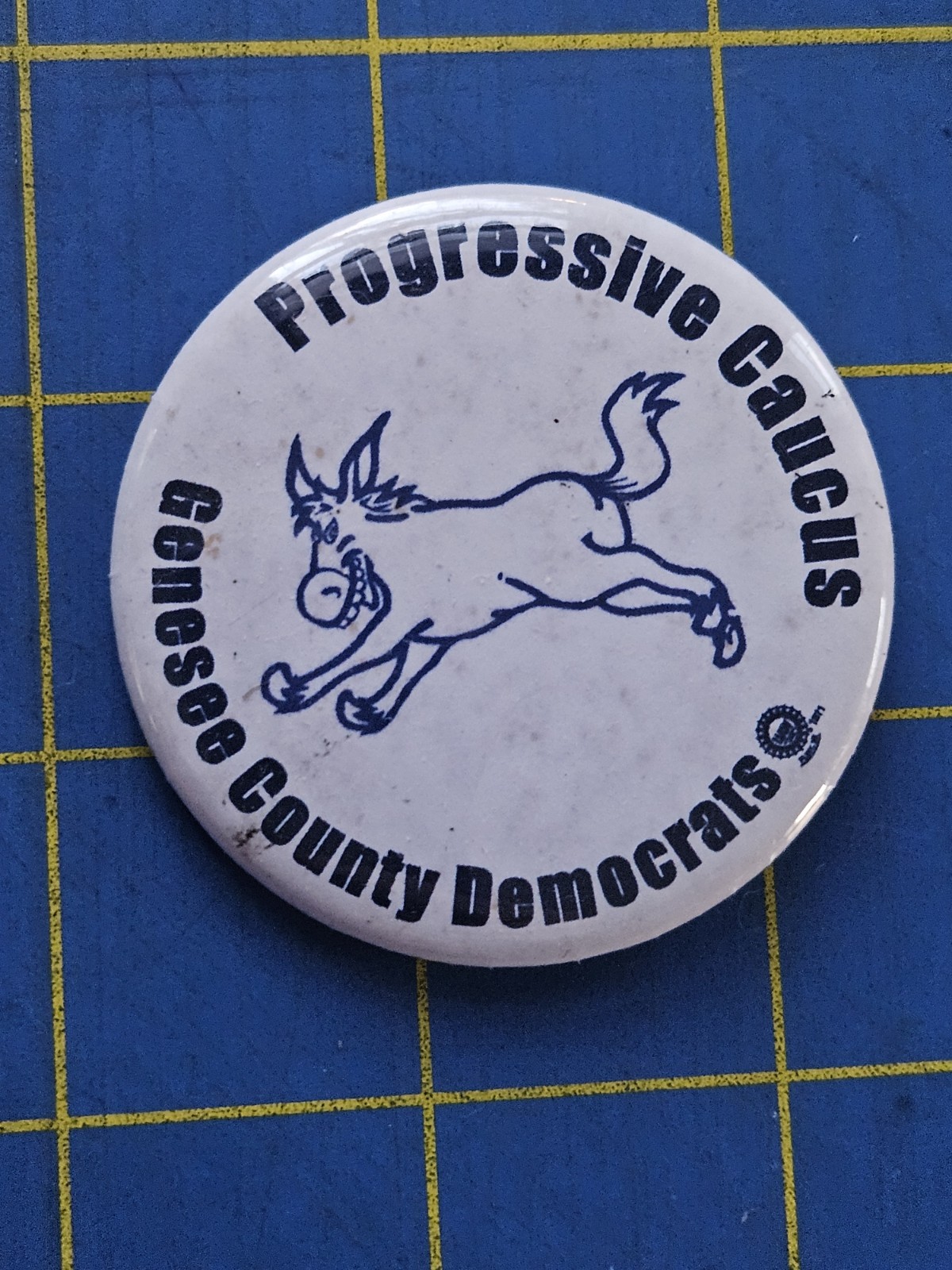 Progressive Caucus Genesee County Democrats Michigan Donkey 2.25\