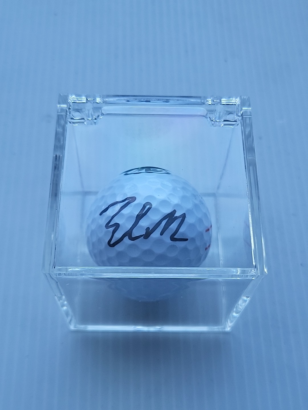 ELON MUSK Hand-Signed Autographed Golfball with COA and (Protective Case)