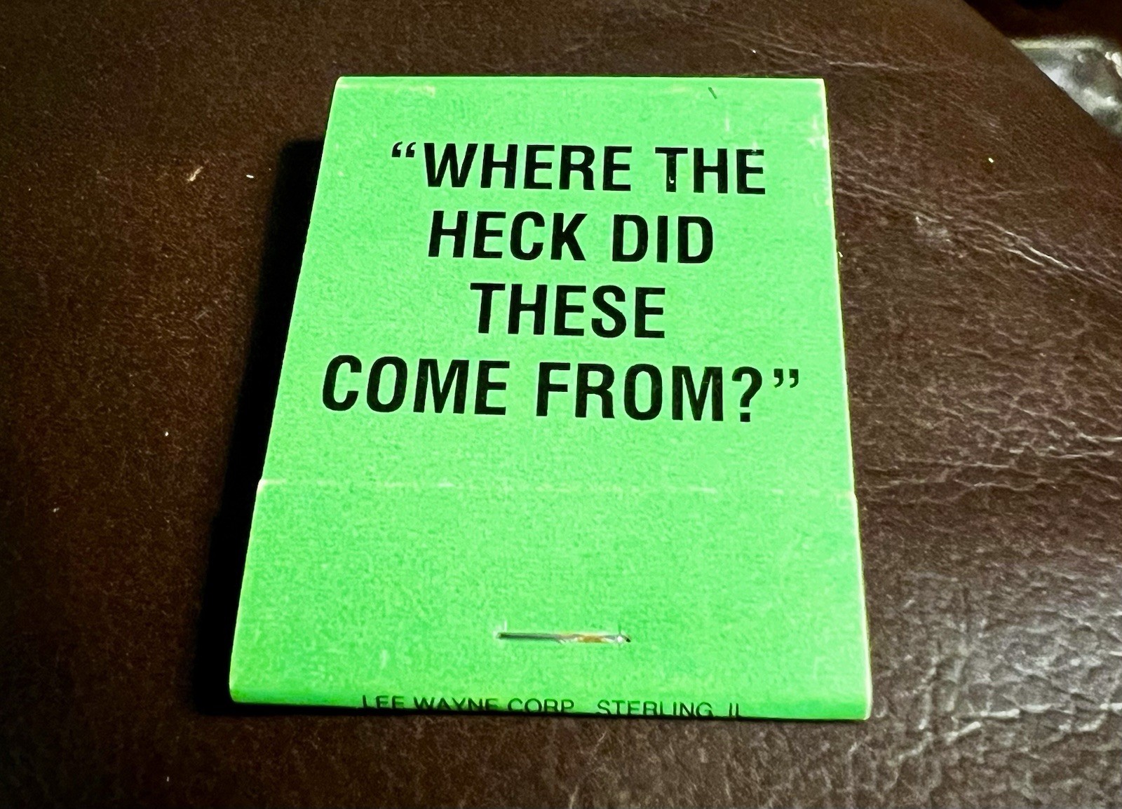 George’s Southside Restaurant, Baton Rouge, LA, Matchbook With Matches Green
