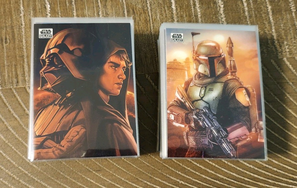 2025 Topps Star Wars Chrome Galaxy Complete Base Full Set 1-100 All sleeved