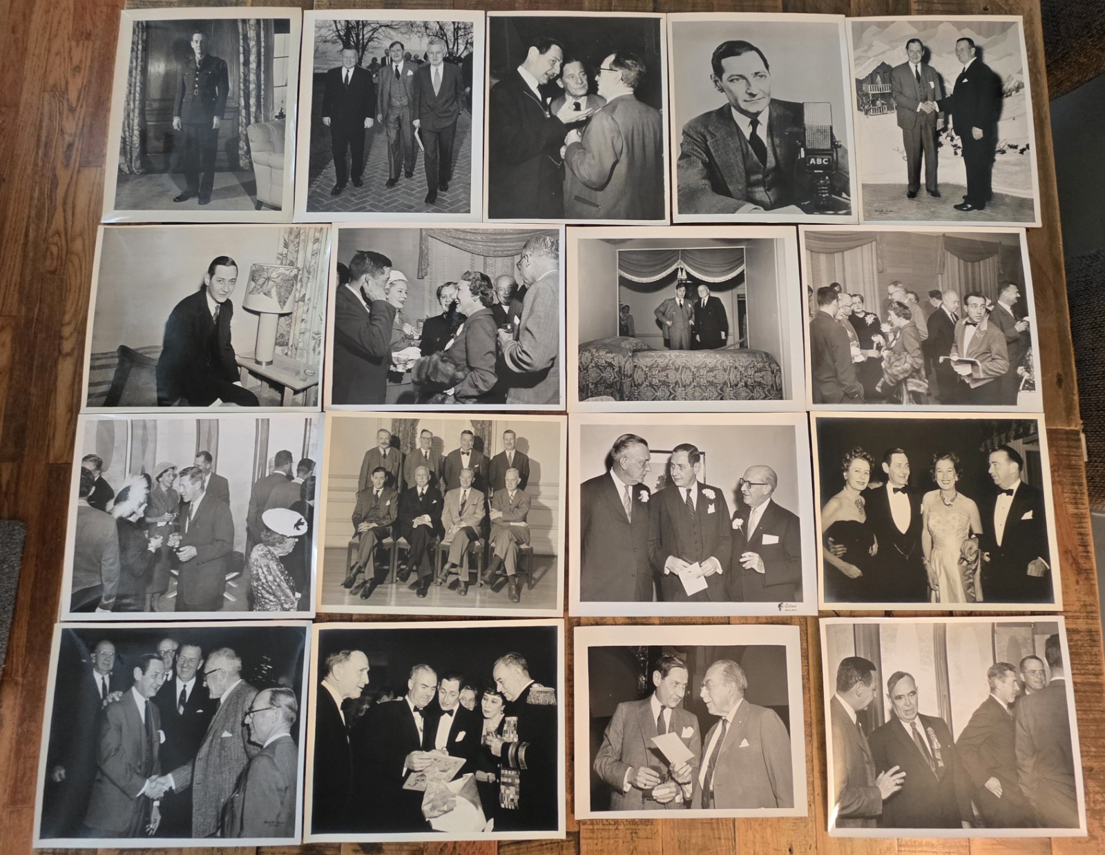 Vtg Henry J. Taylor Press Photo Lot Of 17