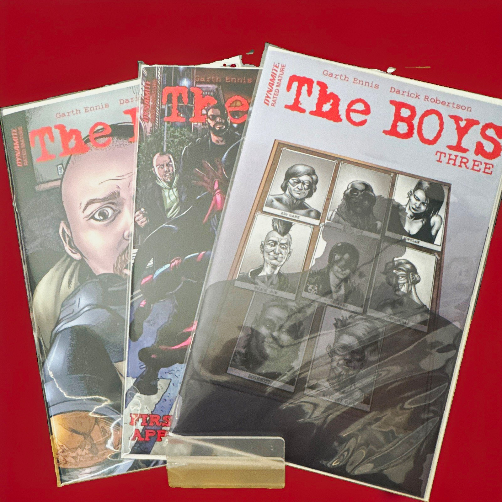 The Boys Comic Book Lot of 3 Dynamite 3 books from blind bag.