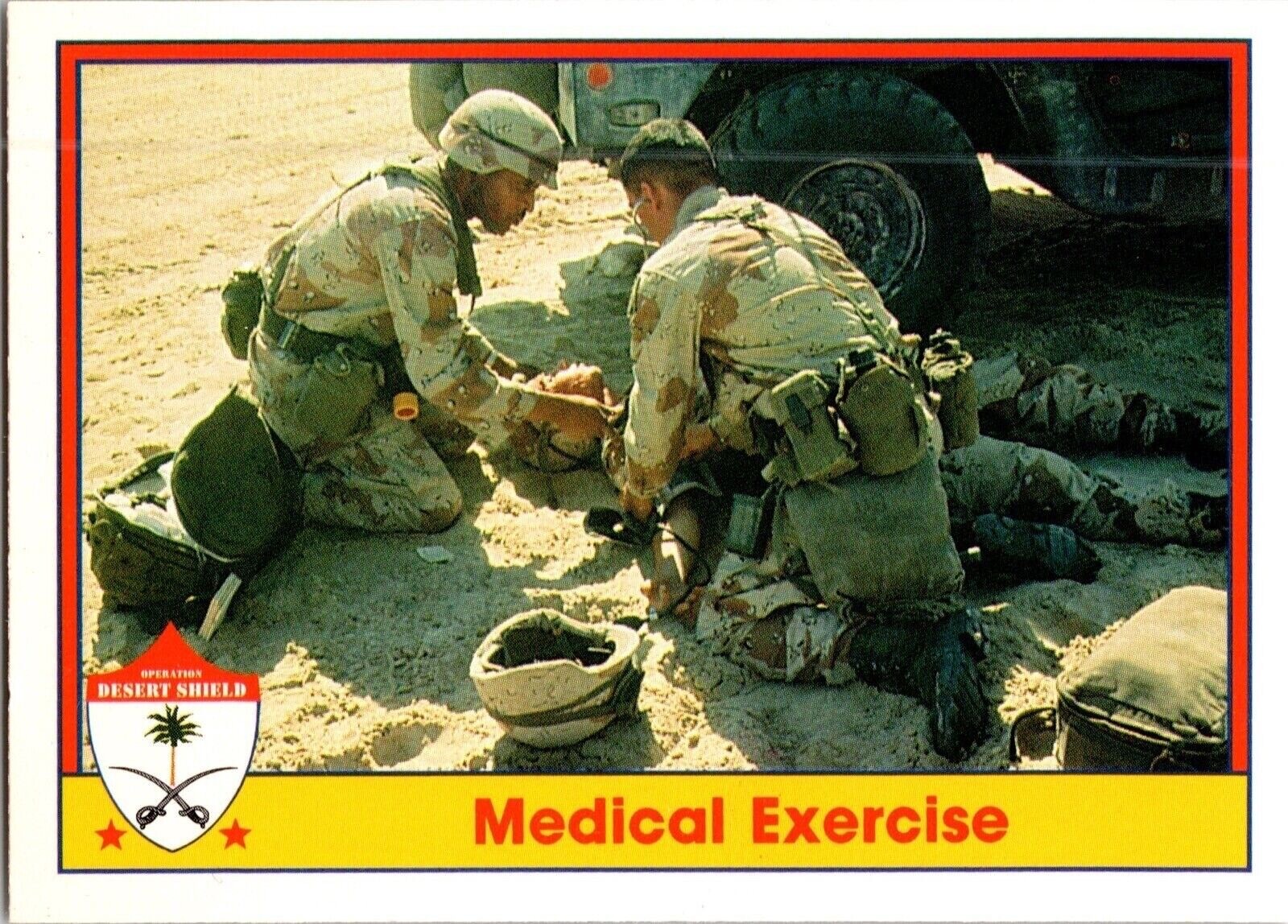 1991 Medical Exercise 17 Operation Desert Shield Pacific Trading Card Game TCG