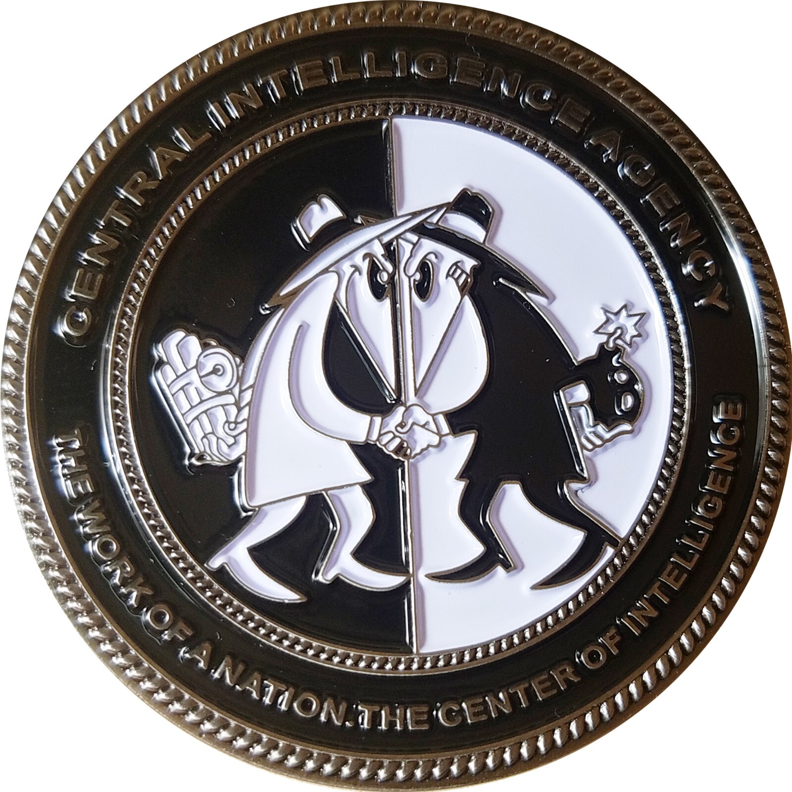 CIA SPY VS SPY CENTRAL INTELLIGENCE AGENCY CHALLENGE COIN 2