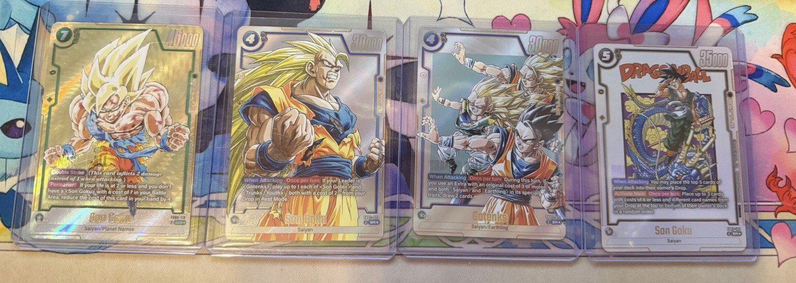 Dragon Ball Fusion World Lot FB05-119 SB02-022 FB07-104 SB02-023 RAW NM Condition Dragon Ball Fusion World Lot FB05-119 SB02-022 FB07-104 SB02-023 RAW NM Condition