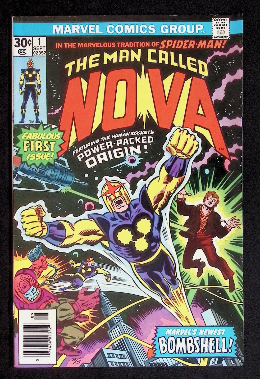 The Man Called Nova #1 Newsstand Variant (1976) 1st Richard Rider Appearance