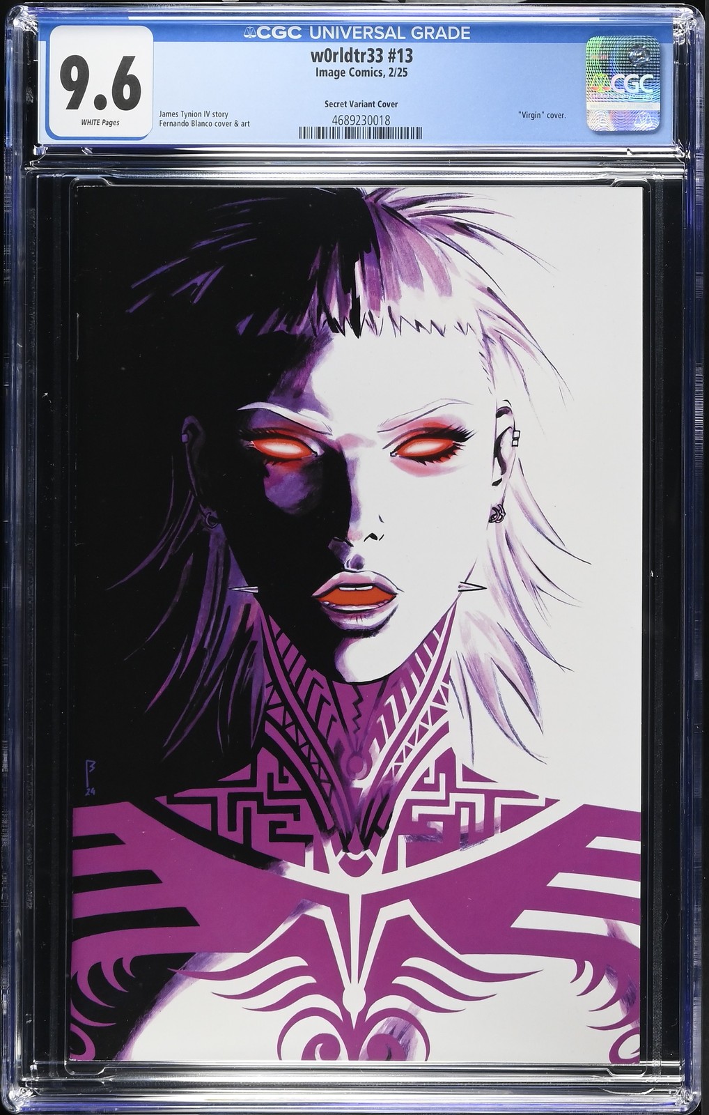 🔥 w0rldtr33 #13 Secret Variant Virgin Cover CGC 9.6