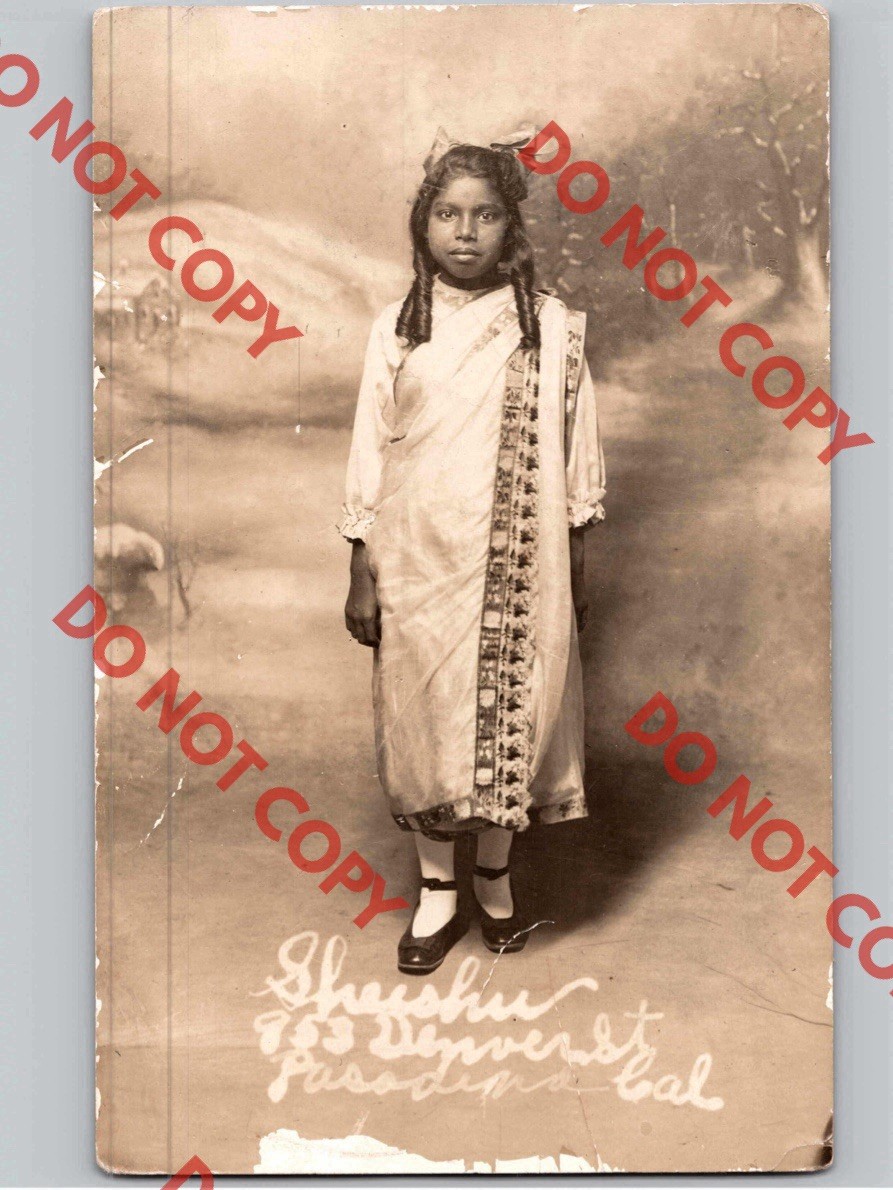c1910 Black African Girl PHOTOGRAPHER ADVERTISING PASADENA CALIFORNIA CA RPPC c1910 Black African Girl PHOTOGRAPHER ADVERTISING PASADENA CALIFORNIA CA RPPC