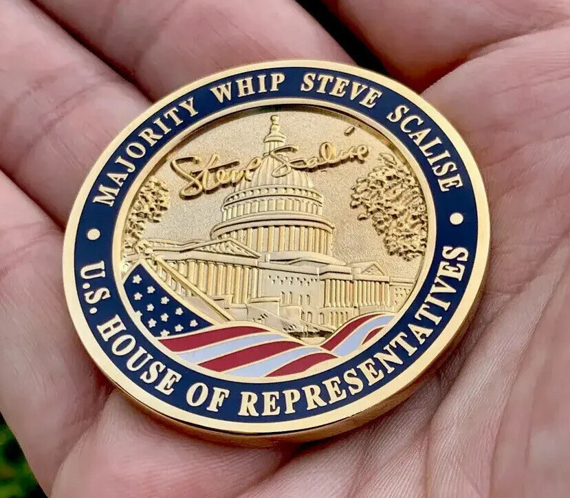 Steve Scalise Speaker of The House of Representatives Congressman Challenge Coin