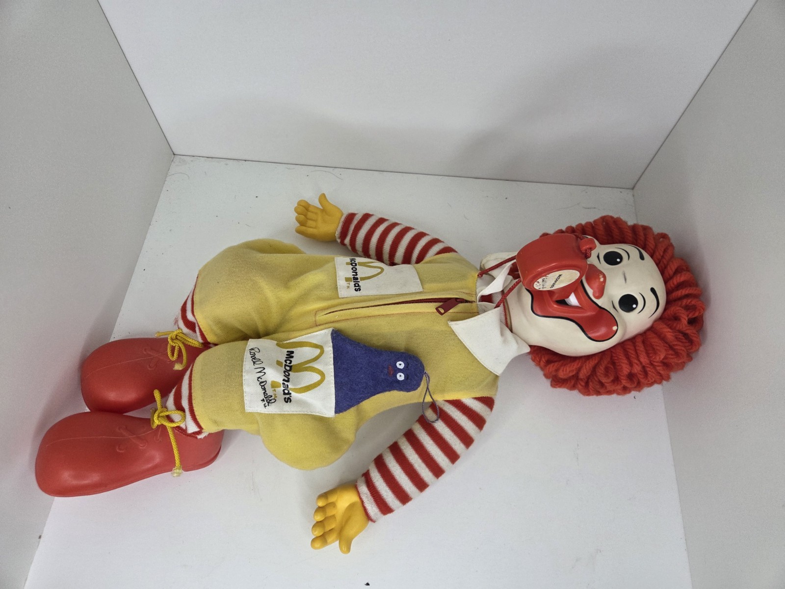 Vintage Ronald McDonald Doll w/ Whistle & Grimace -21