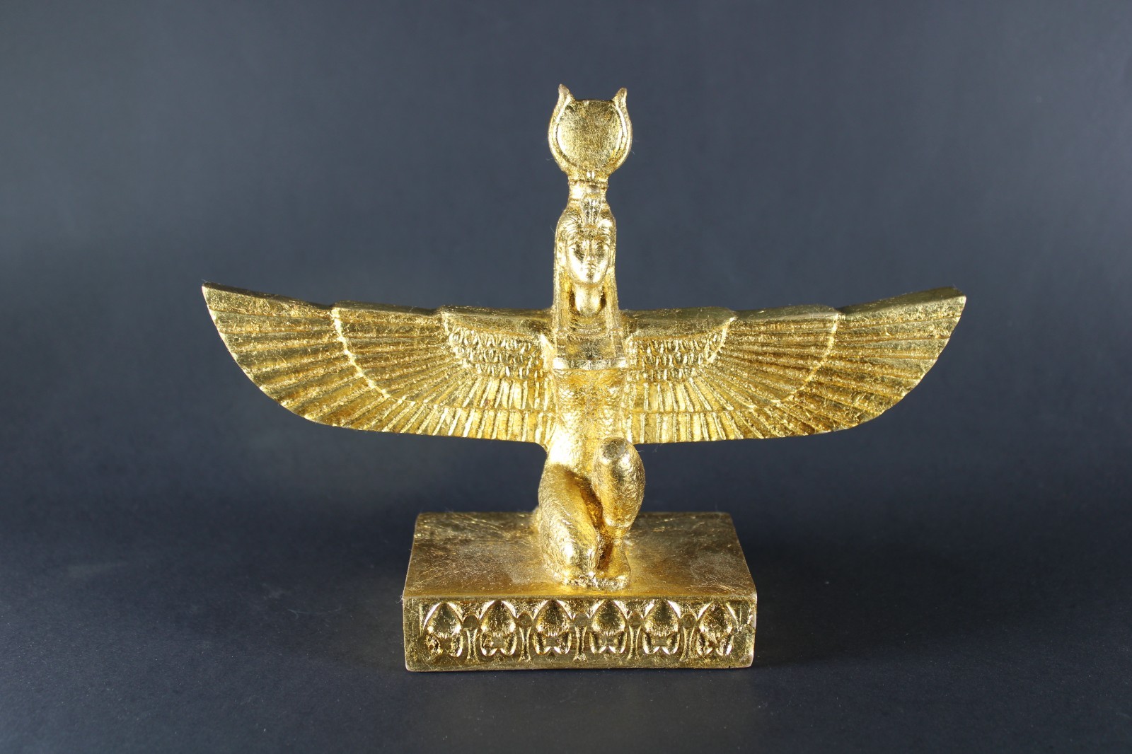 RARE ANCIENT EGYPTIAN ANTIQUITIES Winged Isis Statue Goddess of Love Egyptian Bc